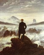 The walker above the mists Caspar David Friedrich